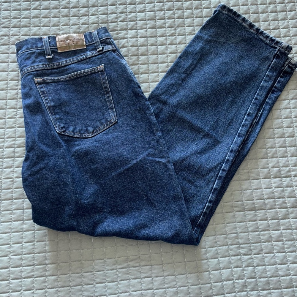 Wrangler Jeans Womens 18X32 Blues Relaxed Fit High Waisted Western Denim